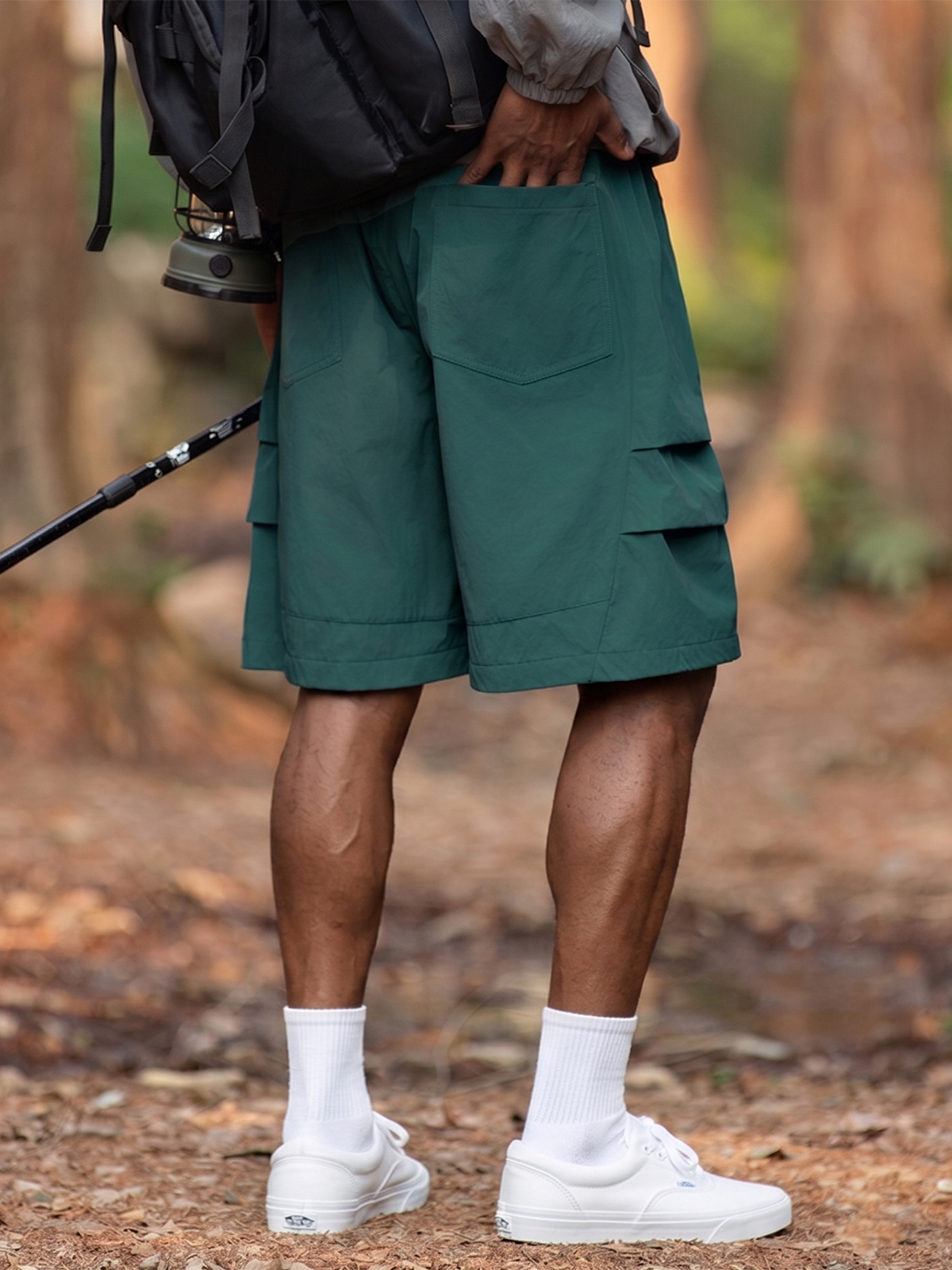 Outdoor Tech-Pleated Quick-Dry Urban Casual Shorts