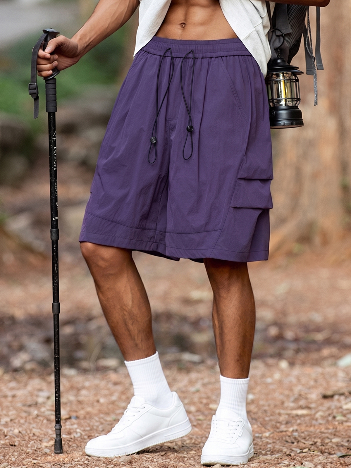 Outdoor Tech-Pleated Quick-Dry Urban Casual Shorts
