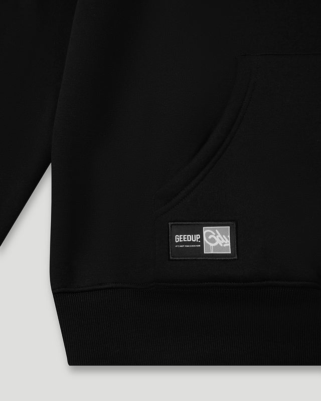 Team Logo/Handstyle Hoodie Black/Red