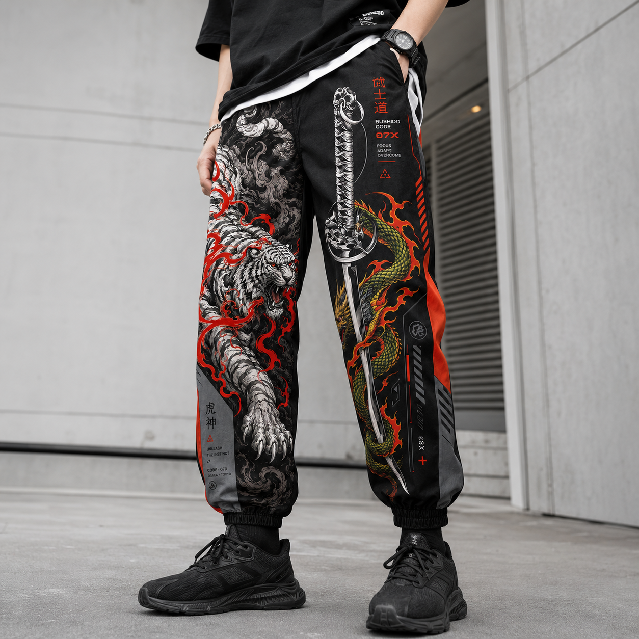 Techwear Utility Cargo Pants
