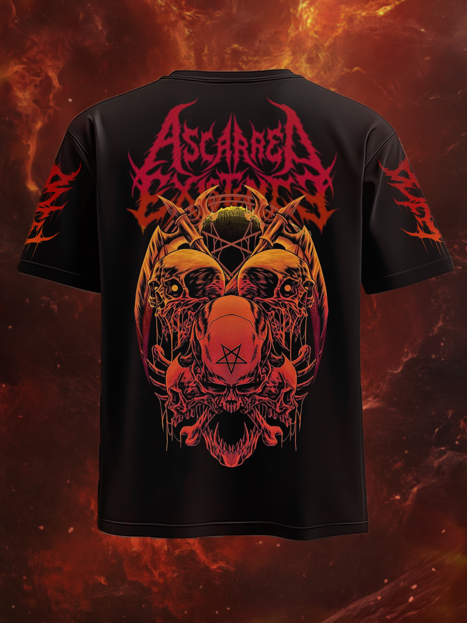 Fire Devil Skull Tee