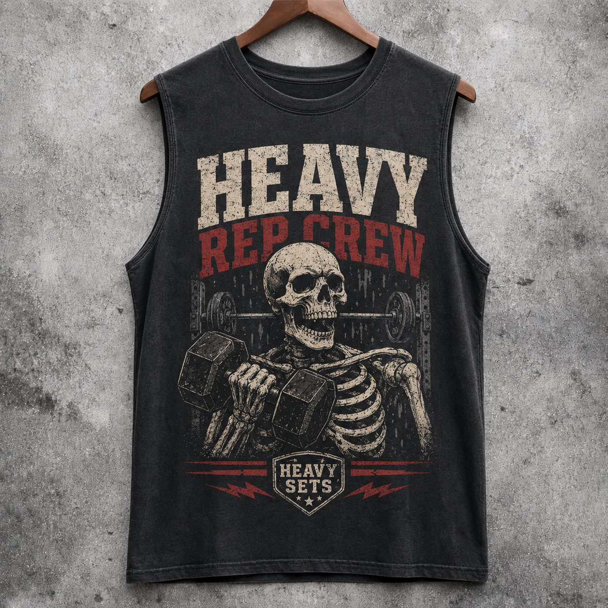 Heavy Rep Crew Tank Top