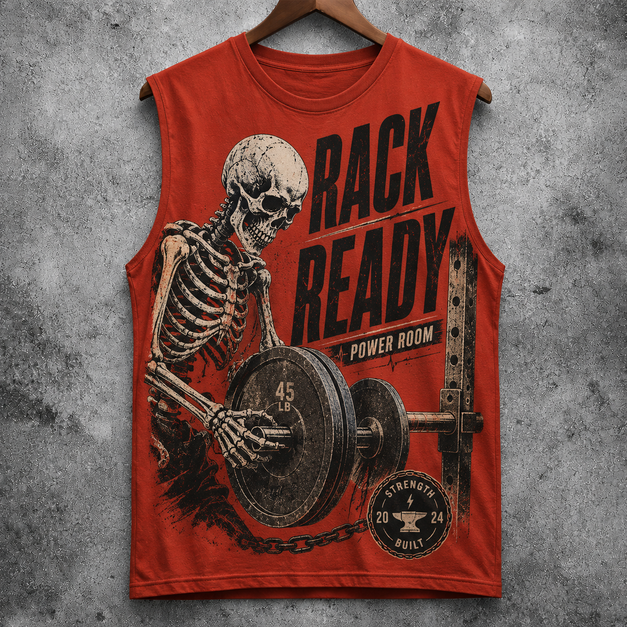 Rack Ready Skeleton Tank Top