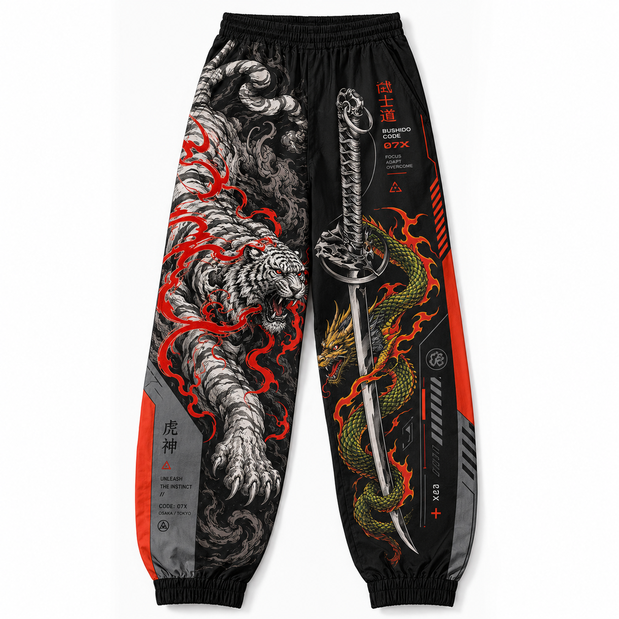 Techwear Utility Cargo Joggers