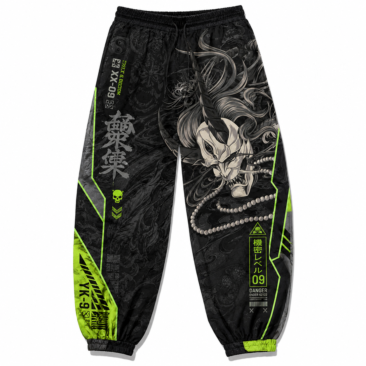 Techwear Black Utility Pants