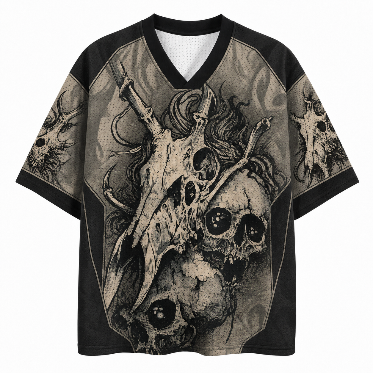 Japanese Bone Sigil Mesh Jersey