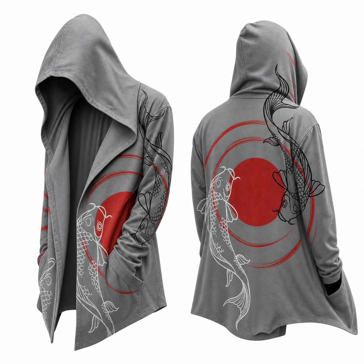 Japanese Cloud Dragon hooded jacket