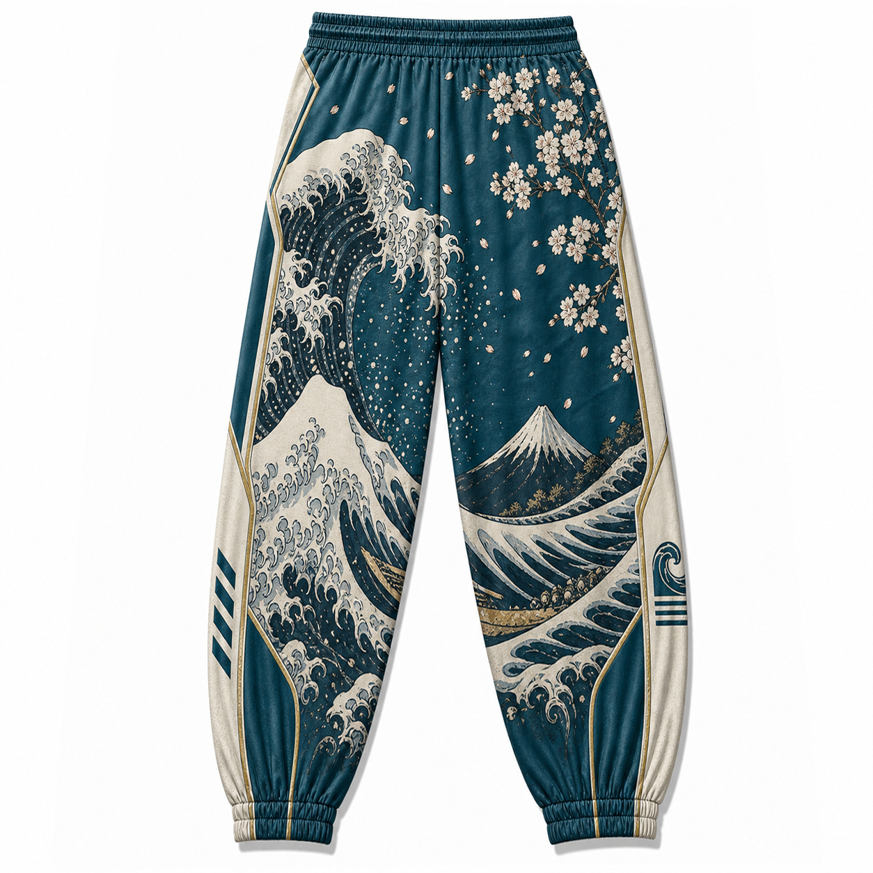 Japanese Blue Flame Techwear Pants
