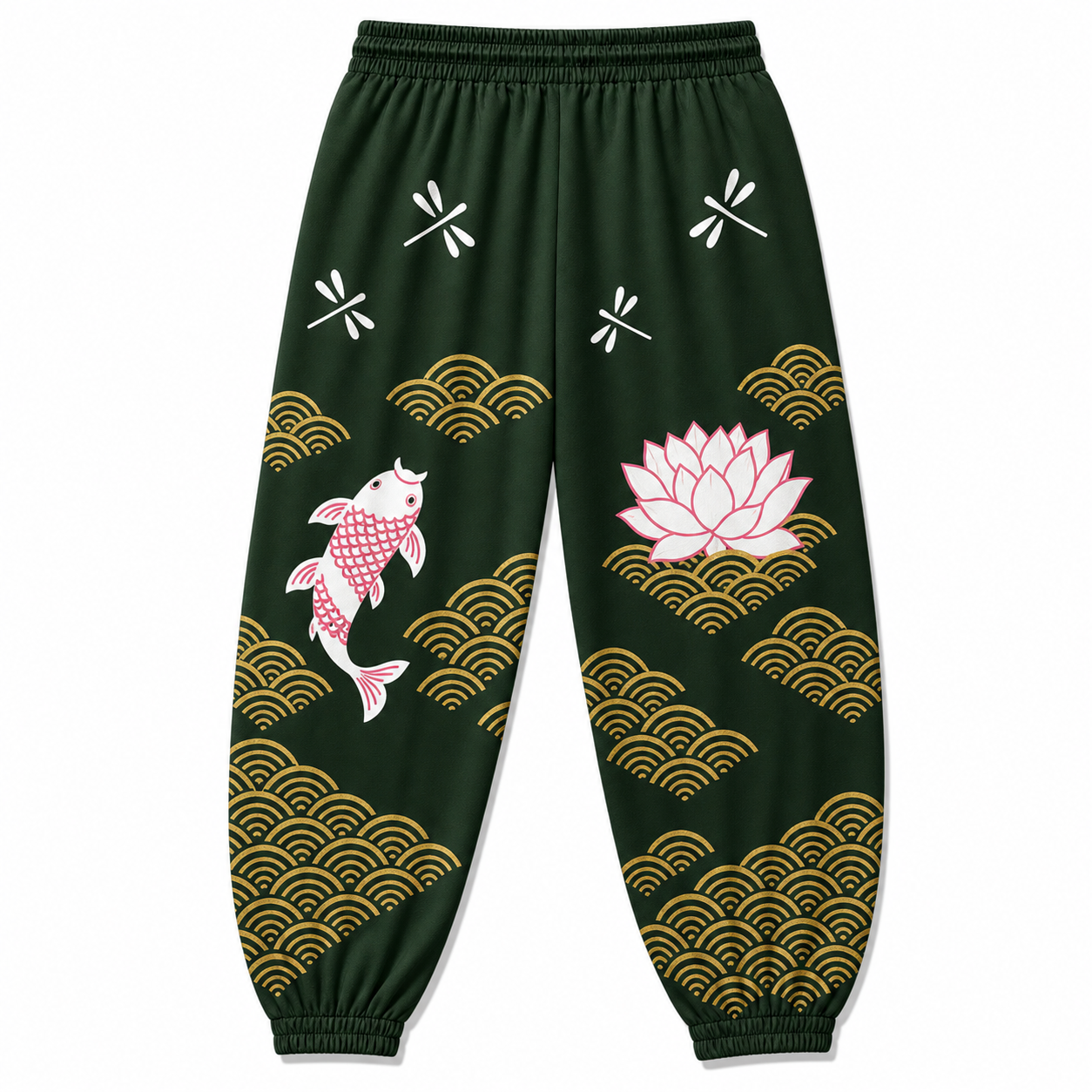 Japanese Red Wave Techwear Pants