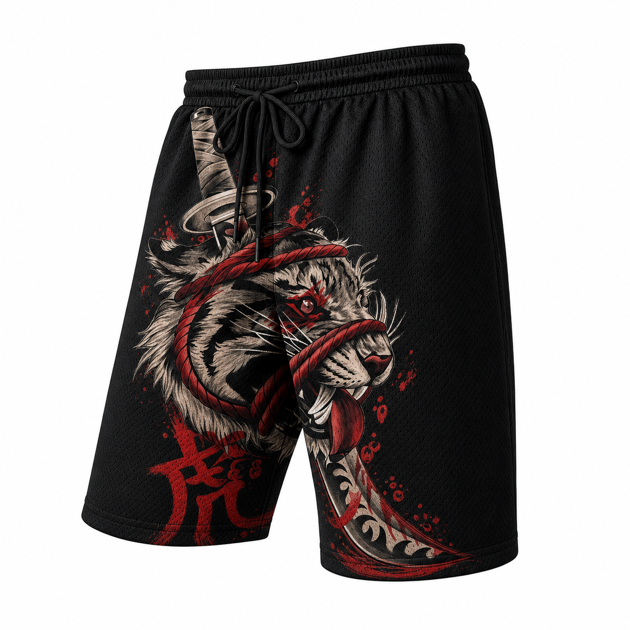 Japanese Shadow Samurai Graphic Shorts