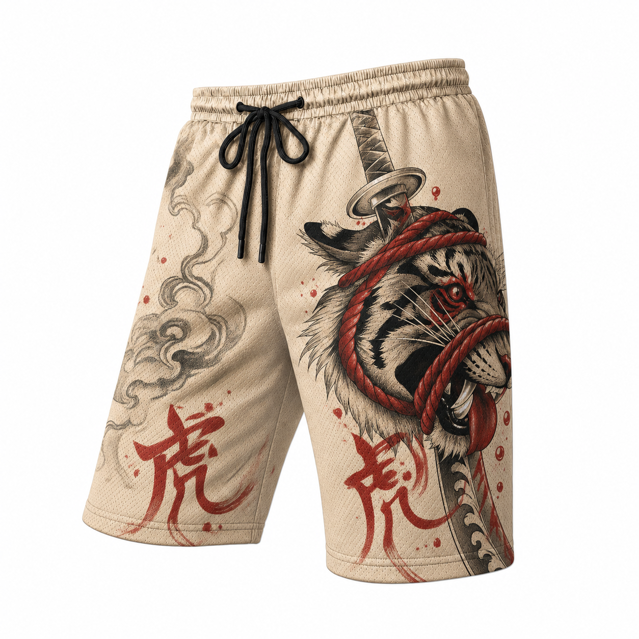 Japanese Dark Phoenix Graphic Shorts