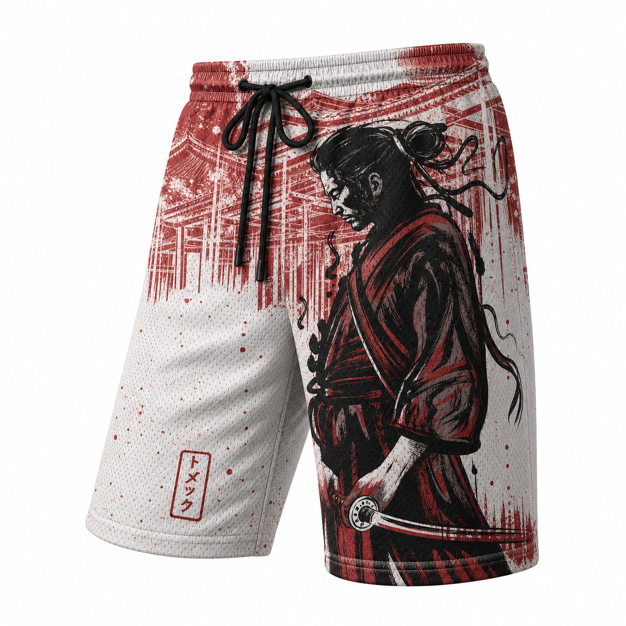 Japanese Cloud Dragon Graphic Shorts