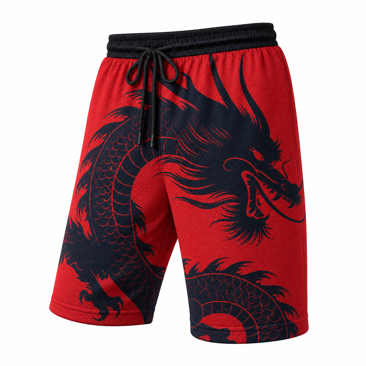 Japanese Thunder Oni Graphic Shorts
