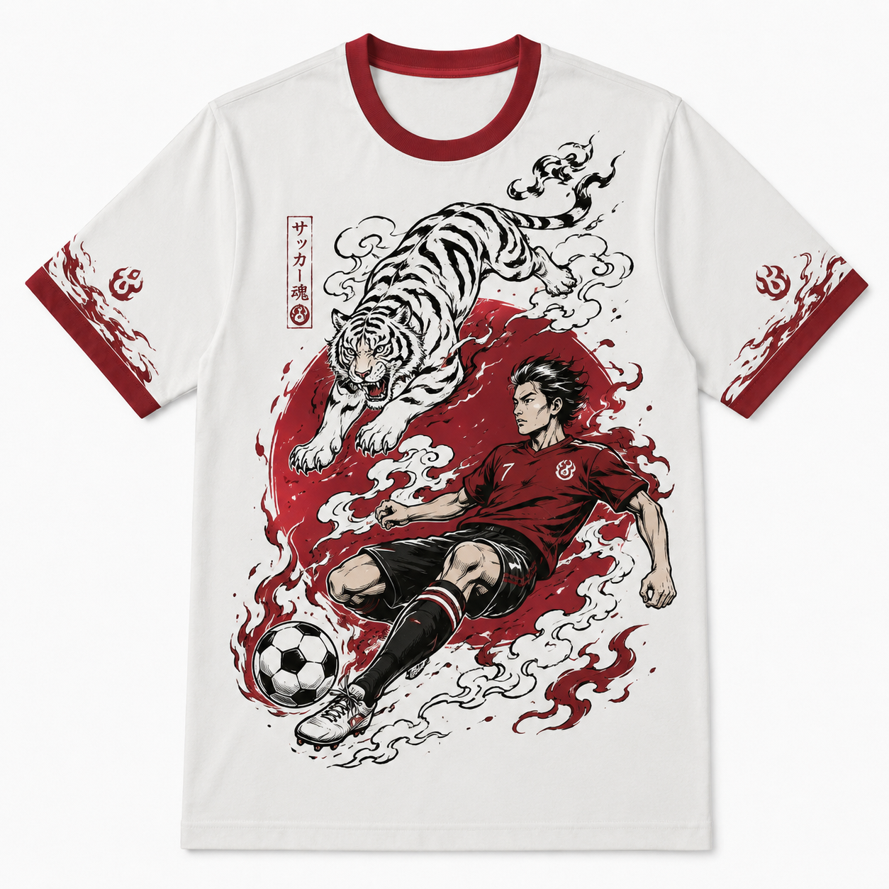 Japanese Tiger Striker Graphic Tee