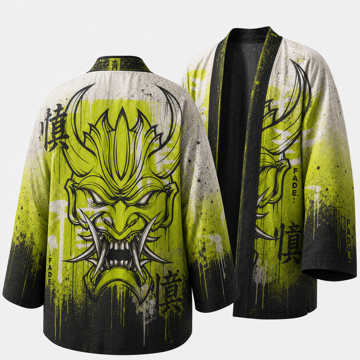 Japanese Techwear Cyber Oni Kimono Jacket