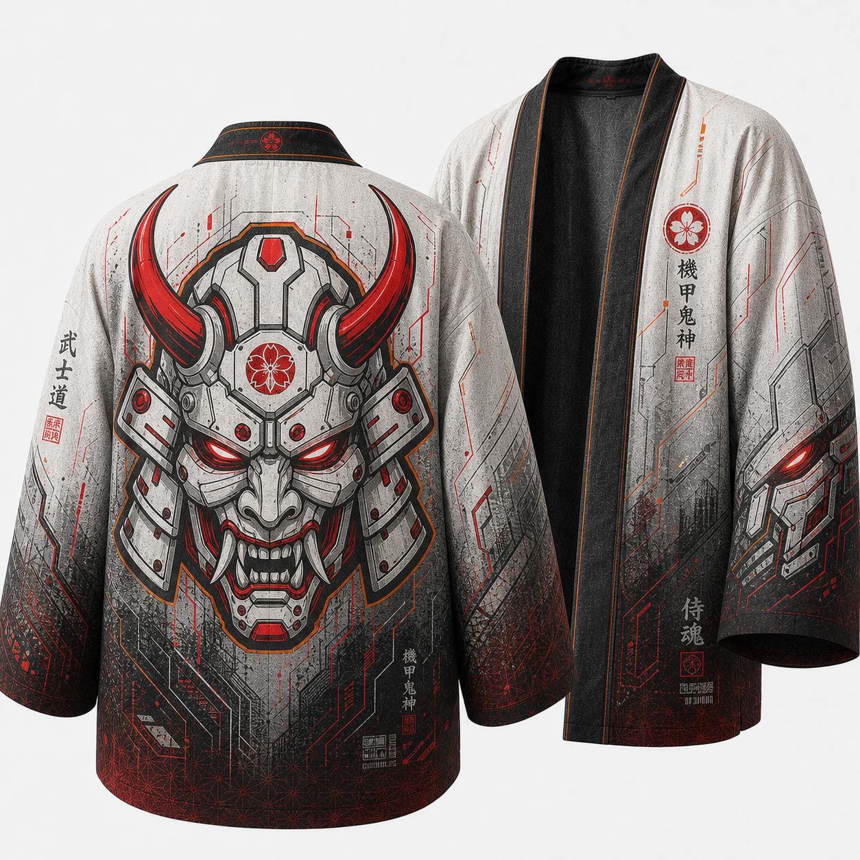 Japanese Techwear Shadow Nun Kimono Jacket