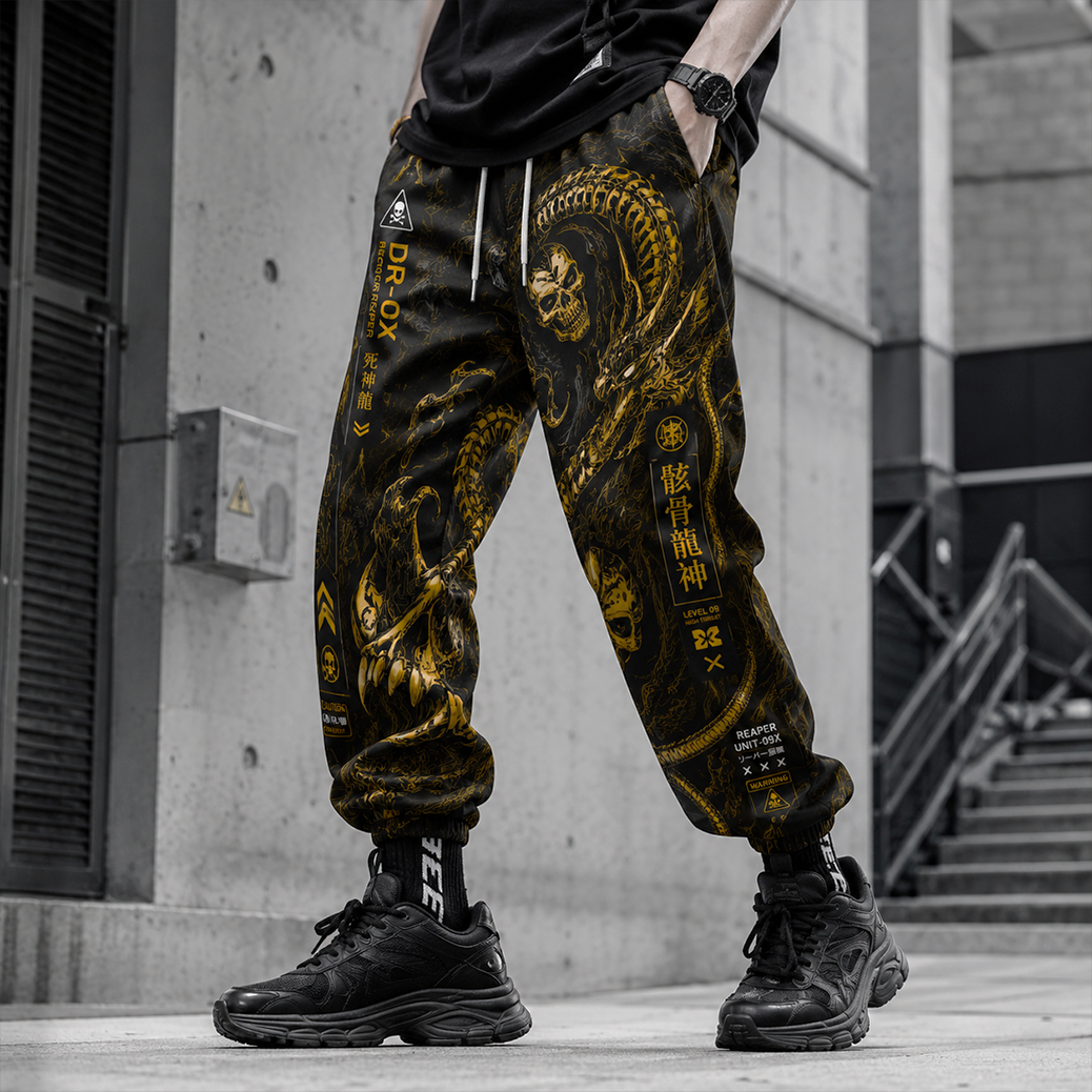 Japanese Gold Dragon Techwera pants