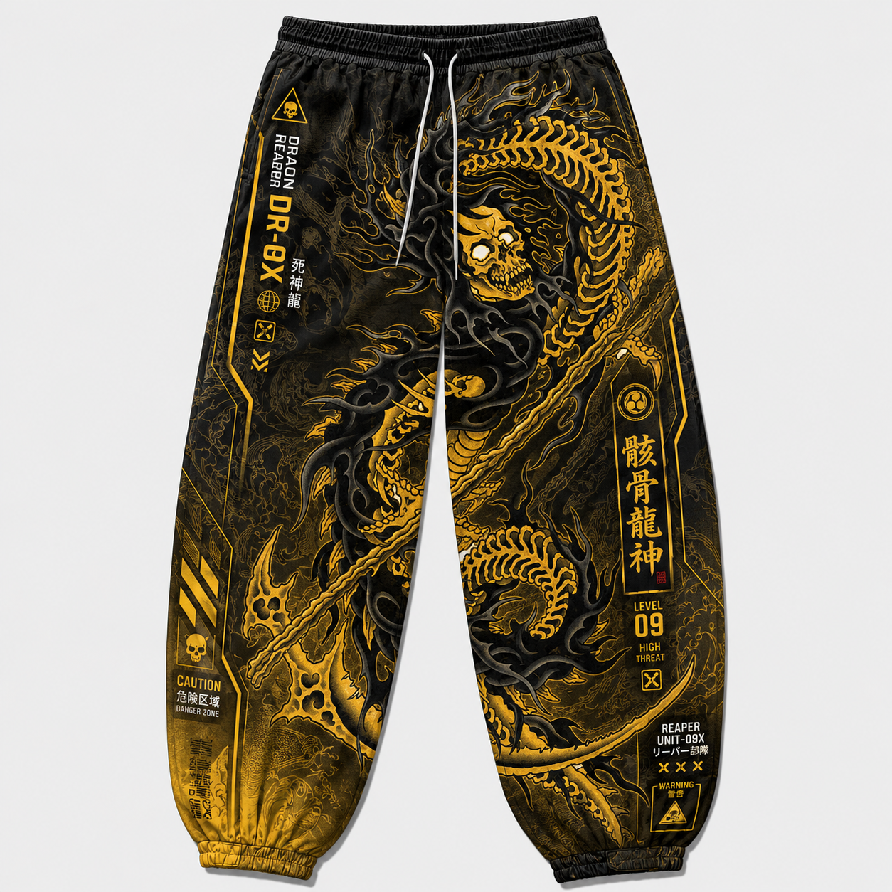 Japanese Gold Dragon Techwera pants