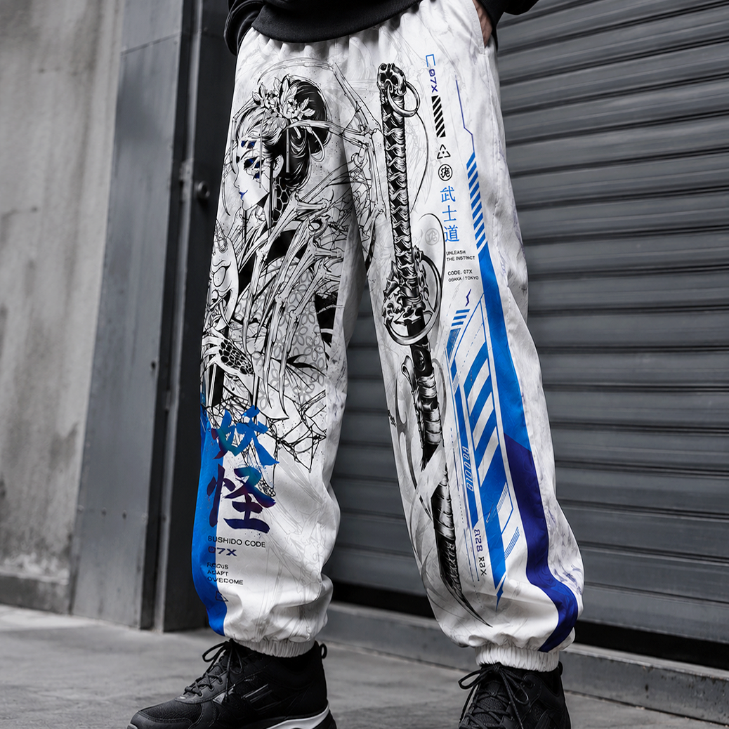 Japanese Blue Samurai Techwera pants
