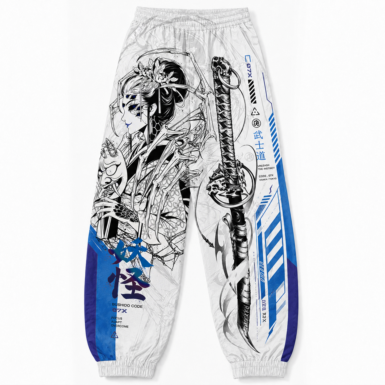 Japanese Blue Samurai Techwera pants