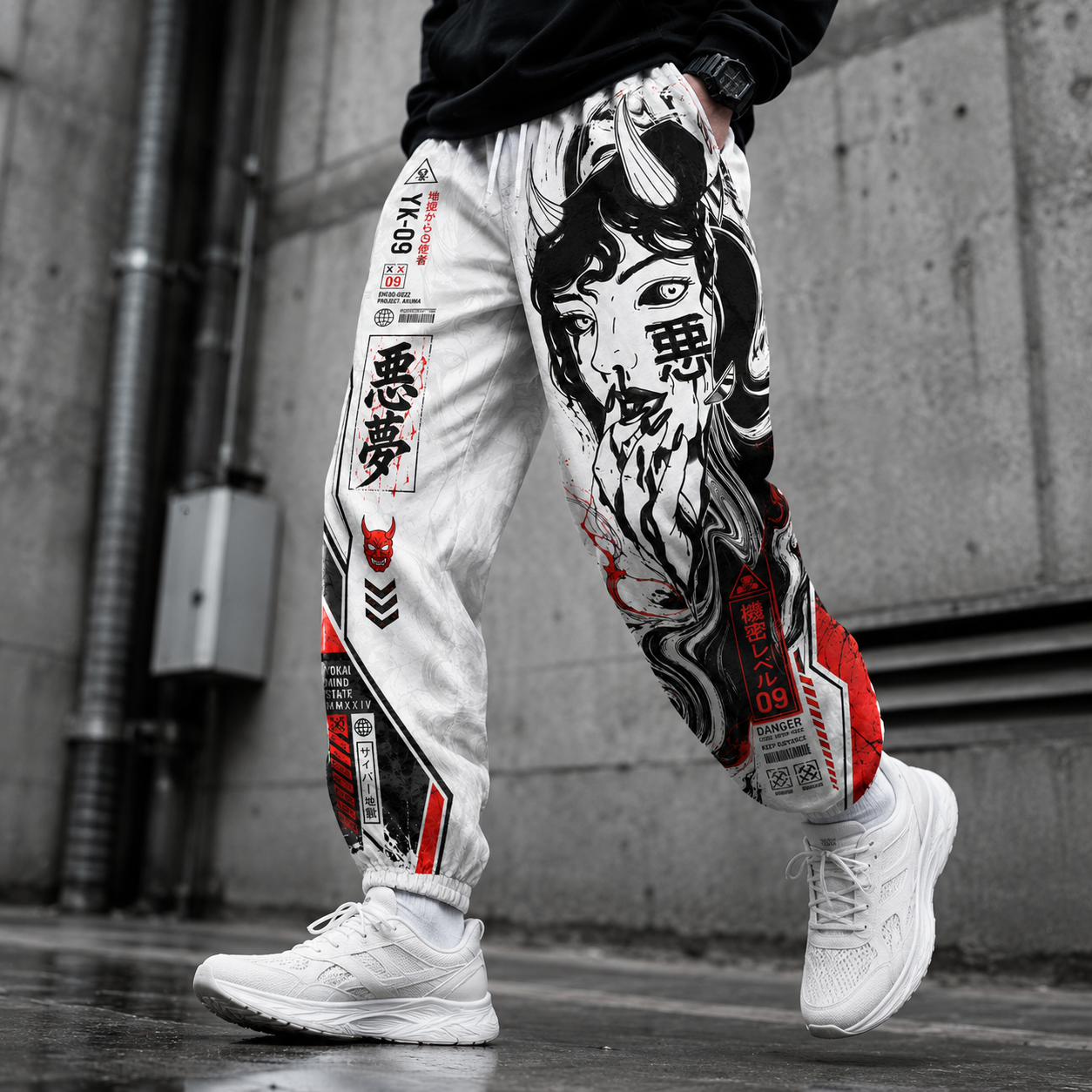 Japanese Shadow Geisha Techwera pants