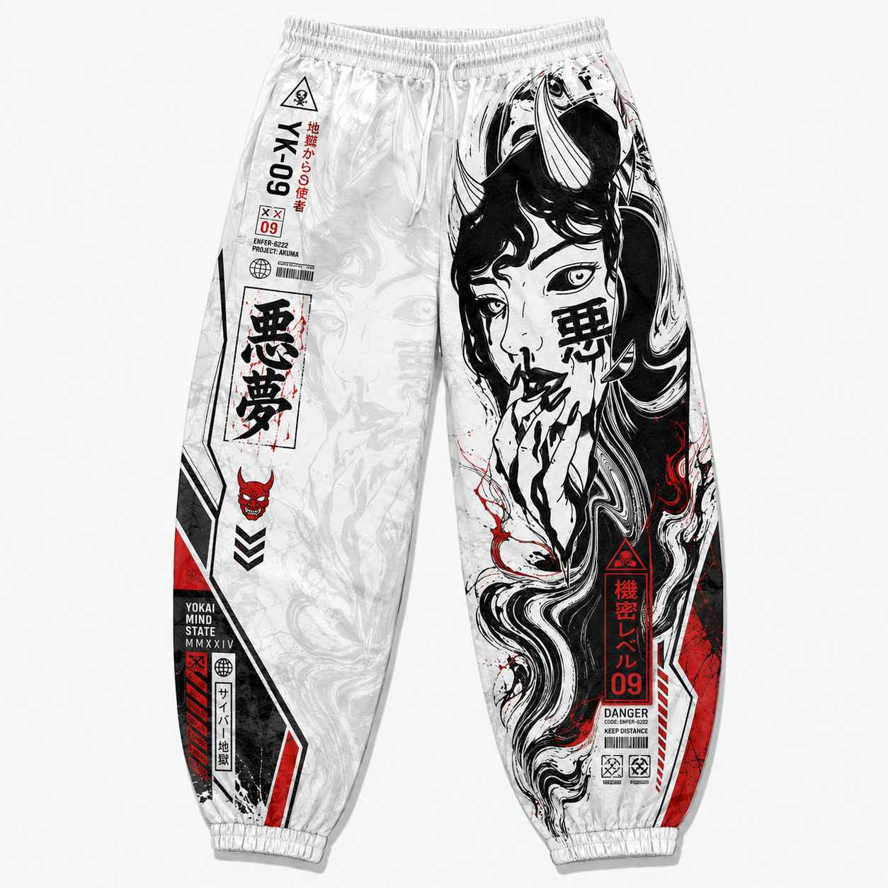 Japanese Shadow Geisha Techwera pants