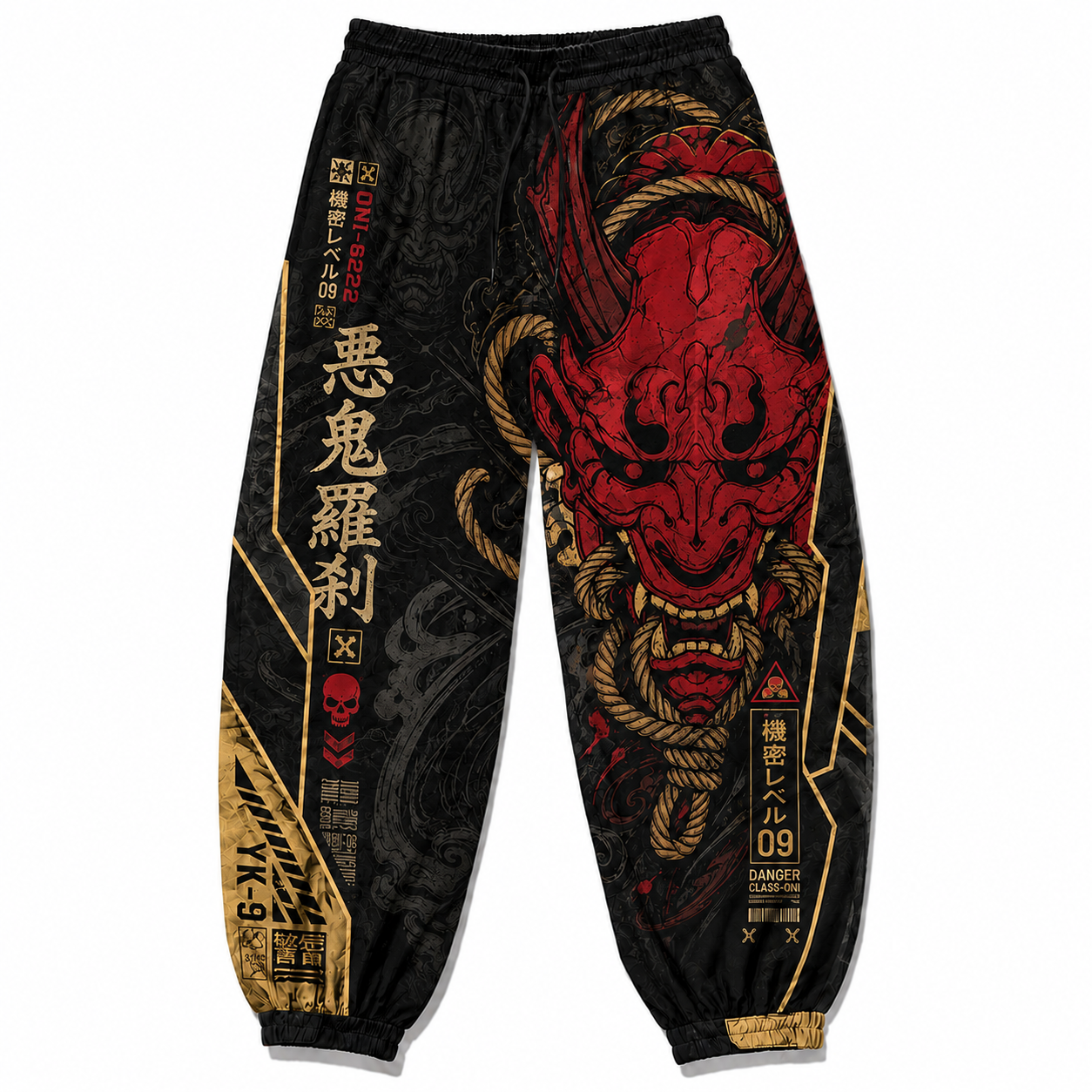 Japanese Red Oni Techwera pants
