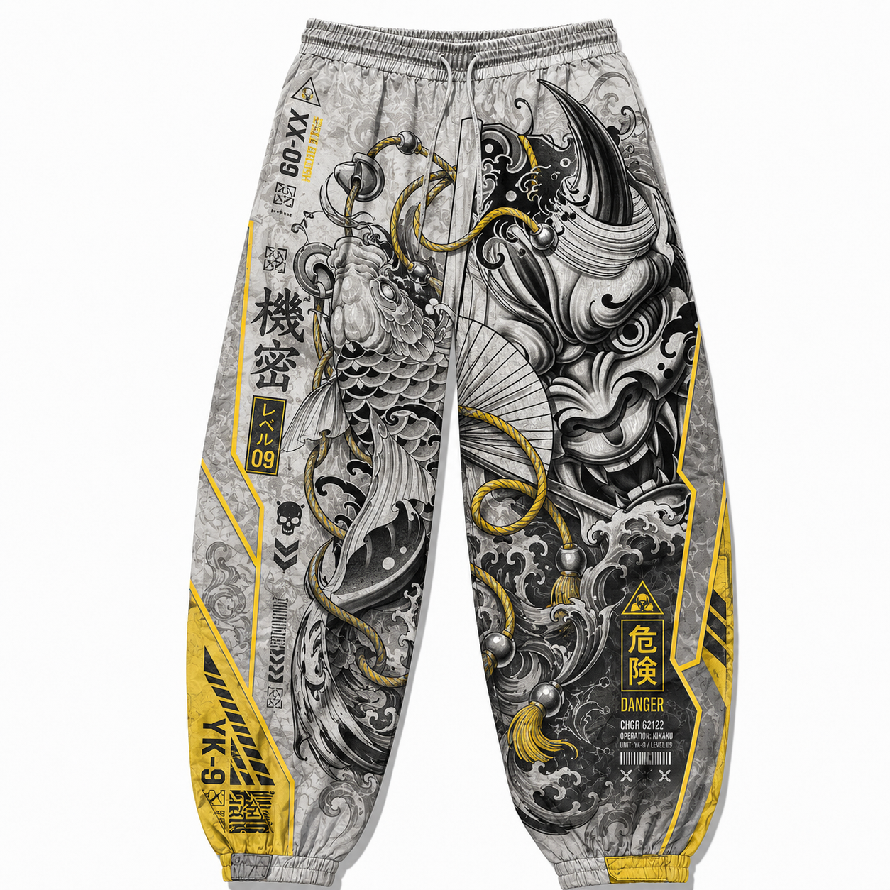 Japanese White Crane Techwera pants