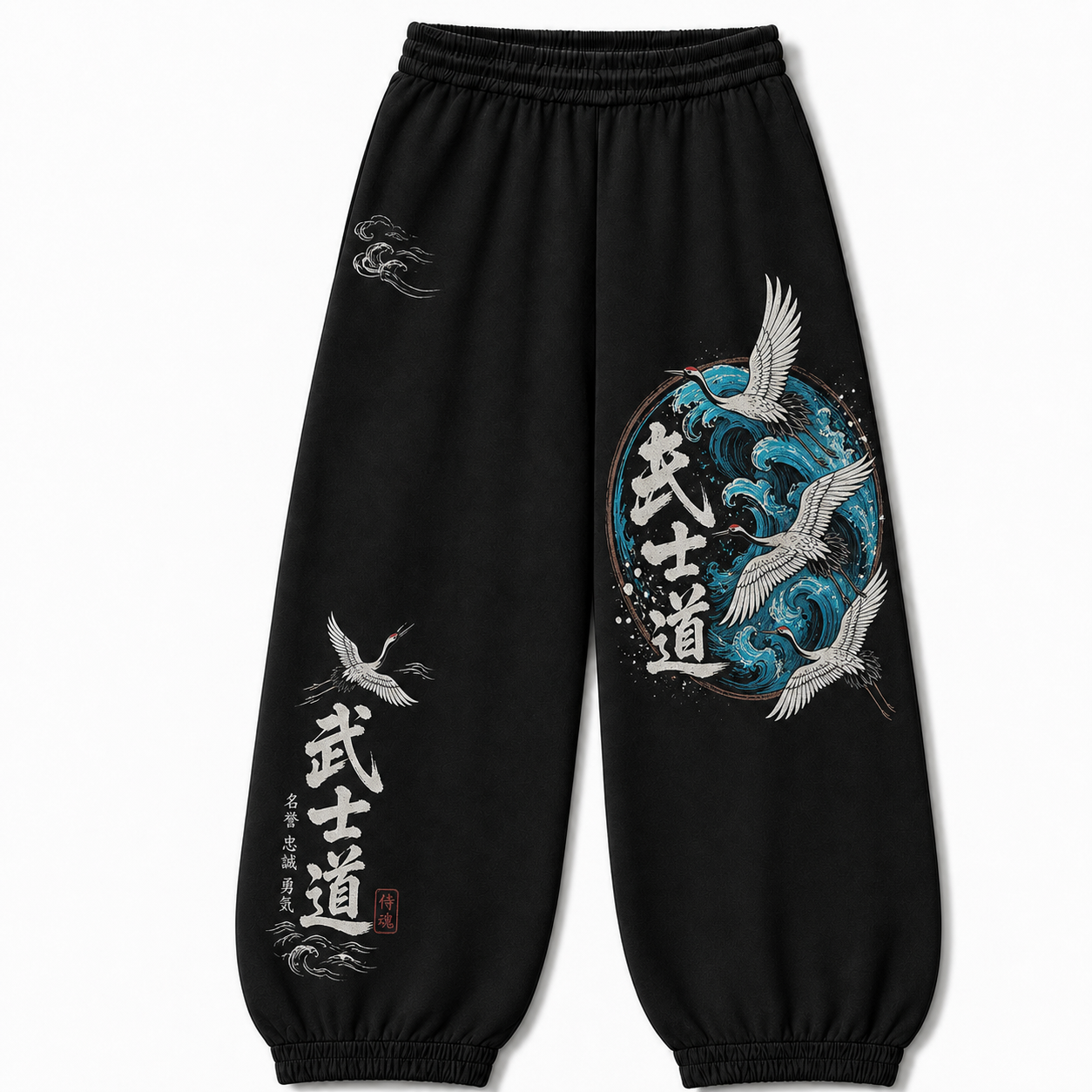 Japanese Blue Oni Techwear pants