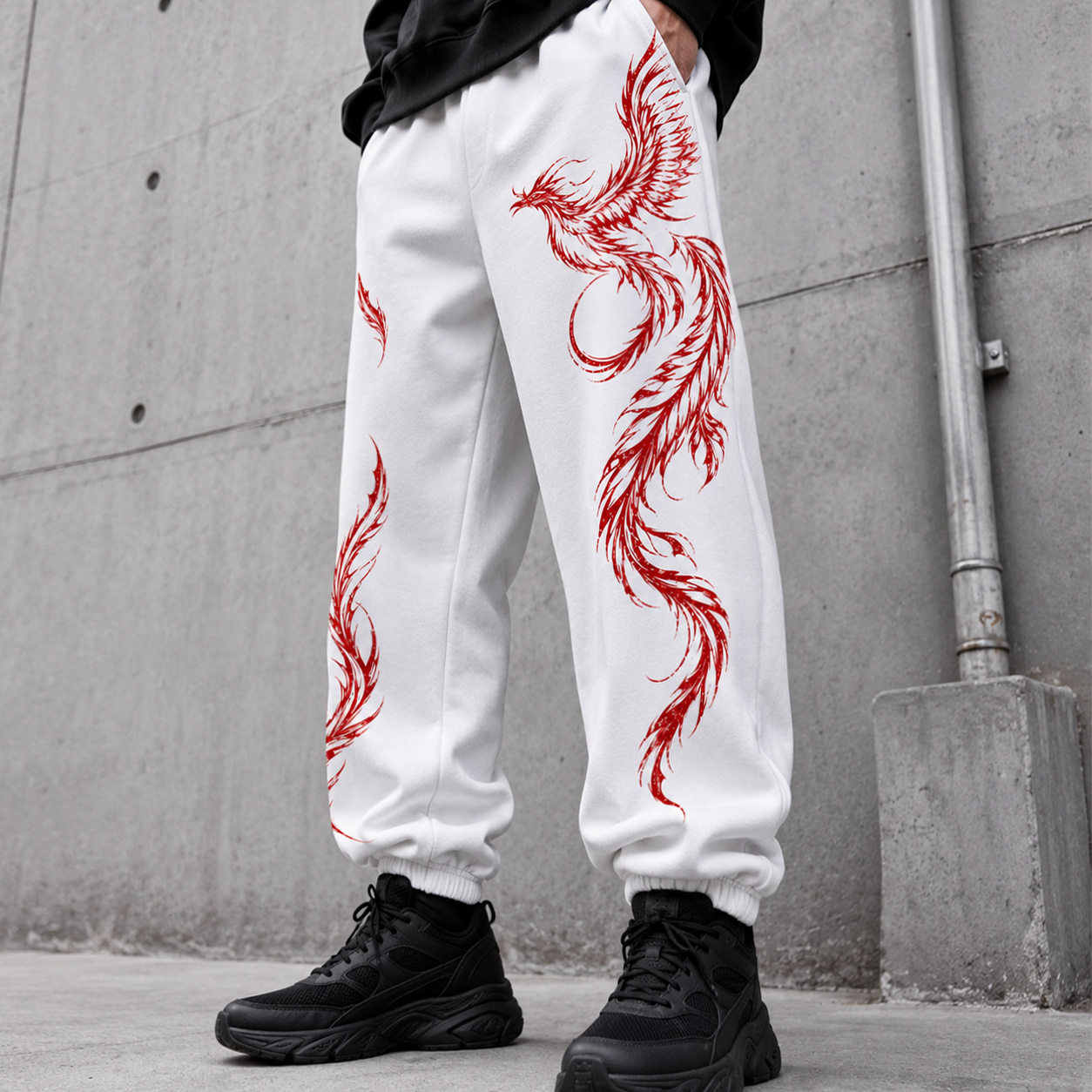 Japanese Red Dragon Techwear pants