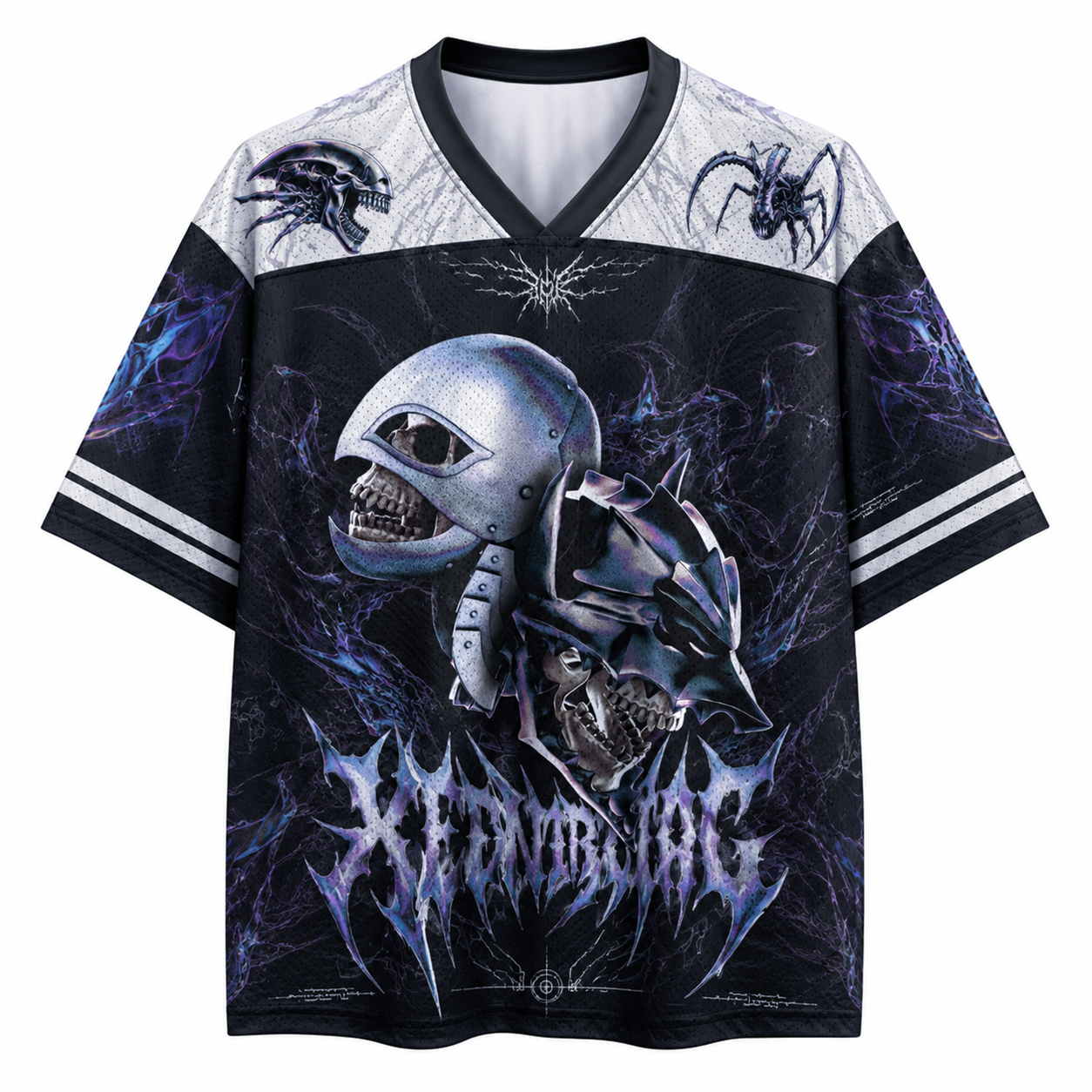 Armored Skull Mesh Jersey