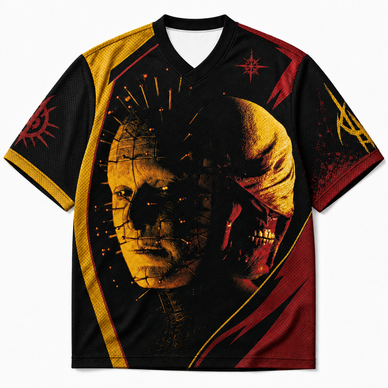 Split Mask Terror Mesh Jersey