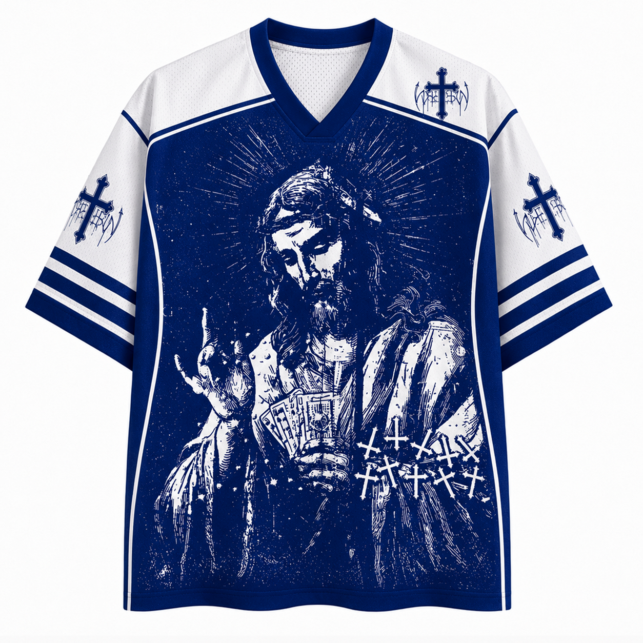 Blue Messiah Mesh Jersey