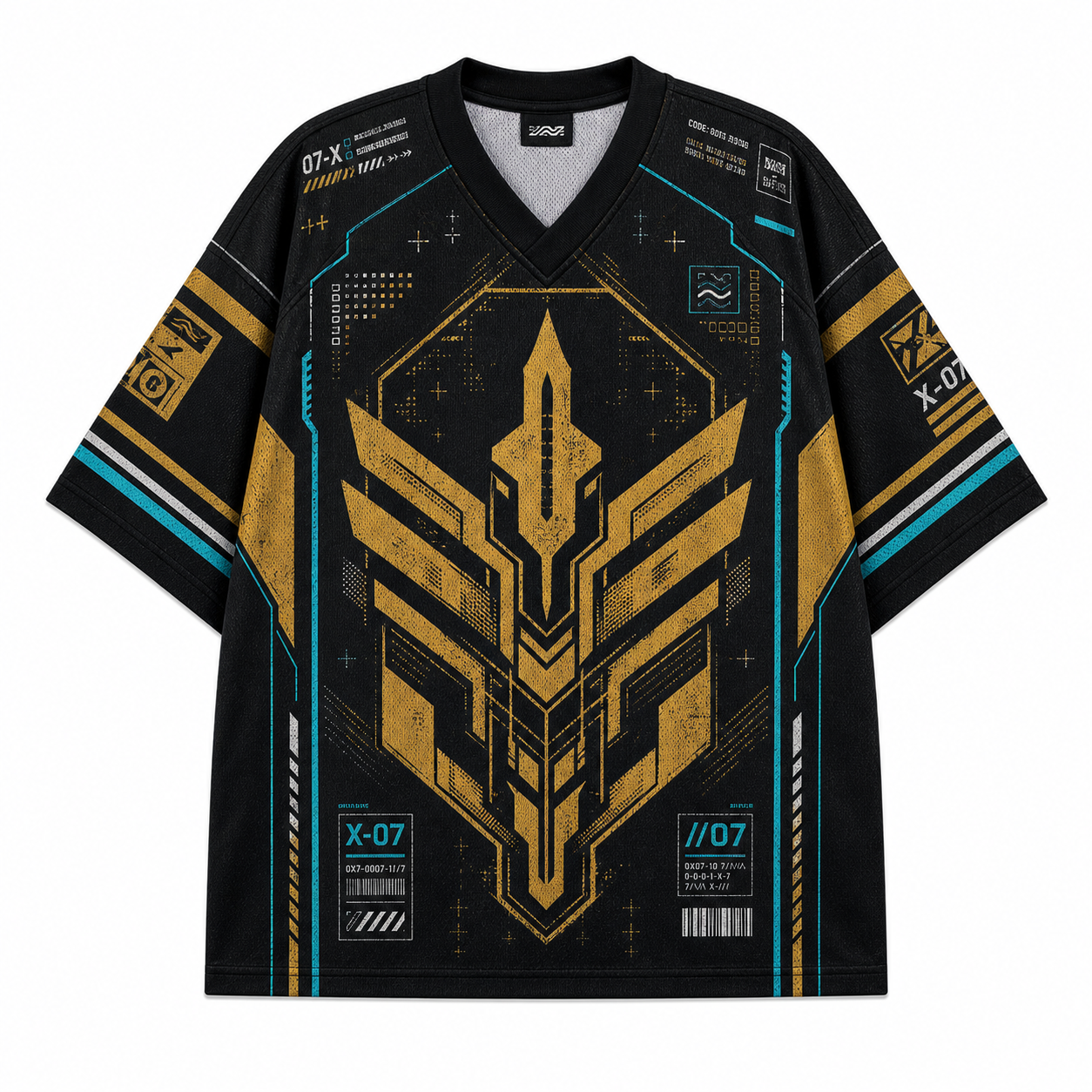 Gold Emblem Mesh Jersey