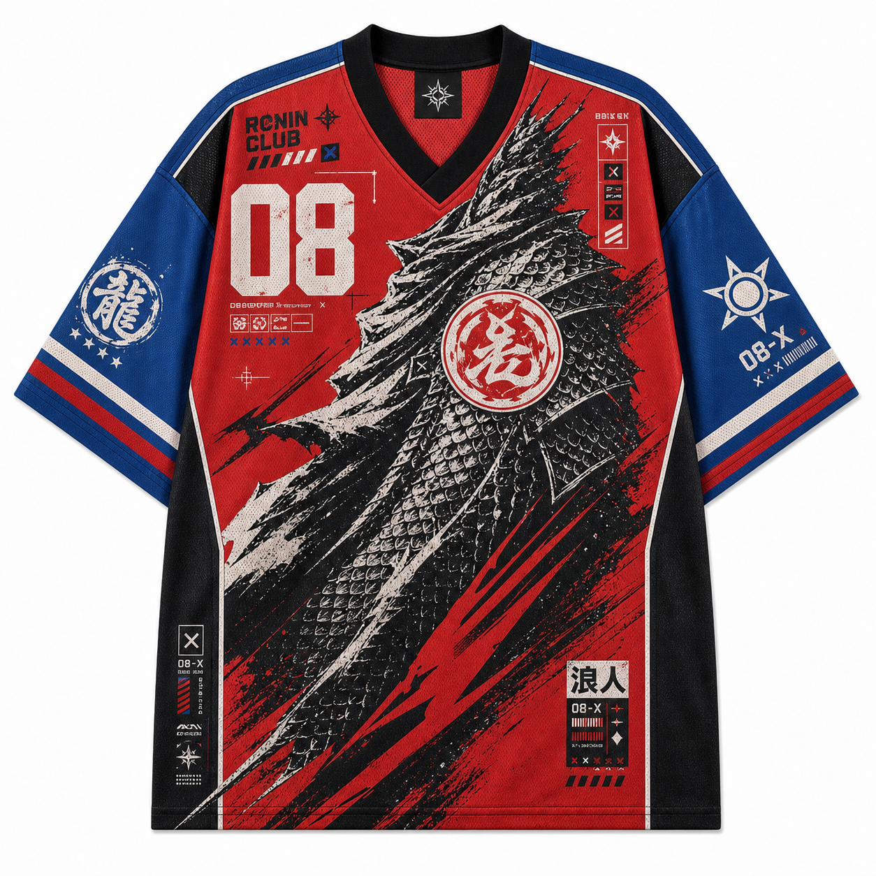 Red Eagle Mesh Jersey