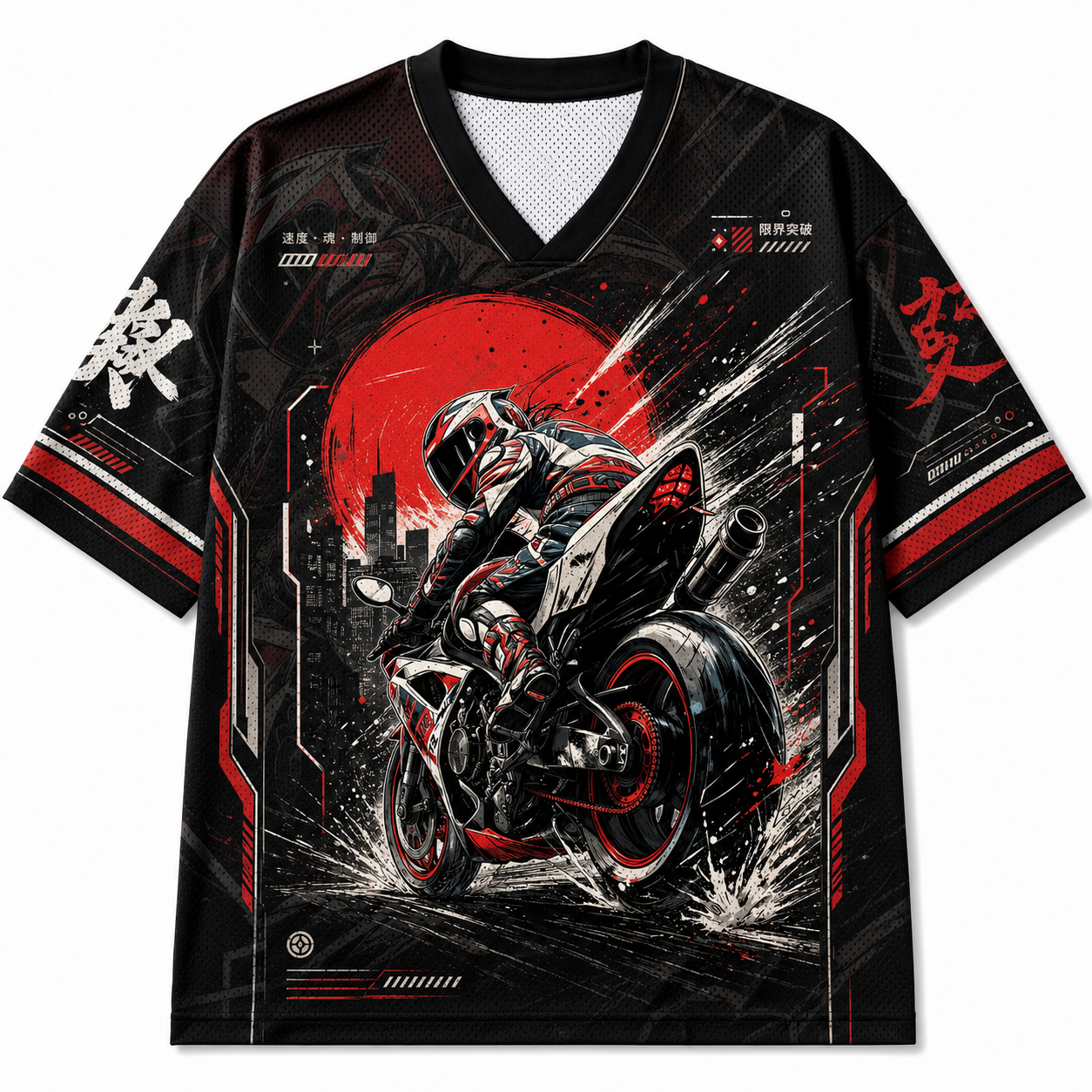 Red Moon Rider Mesh Jersey