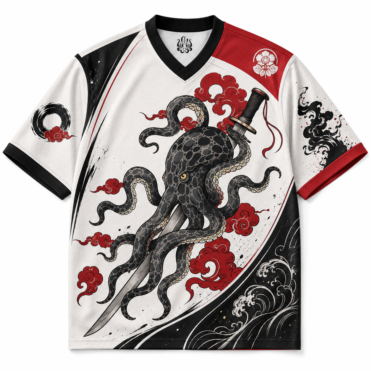 Octopus Wave Mesh Jersey