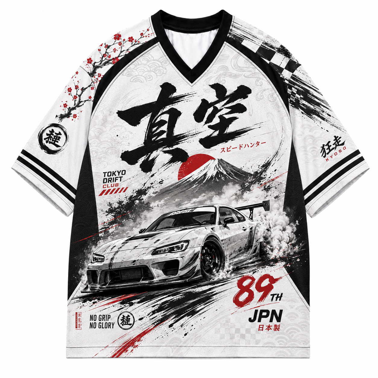 JPN Drift Car Mesh Jersey
