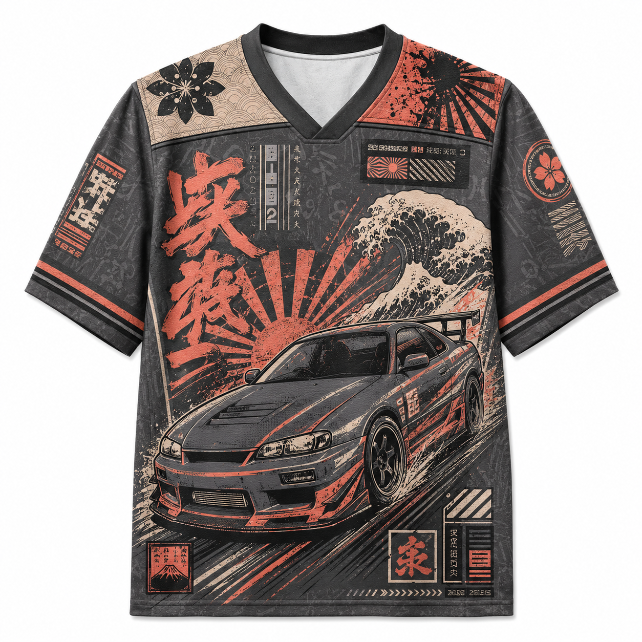 Street Drift Car Mesh Jersey
