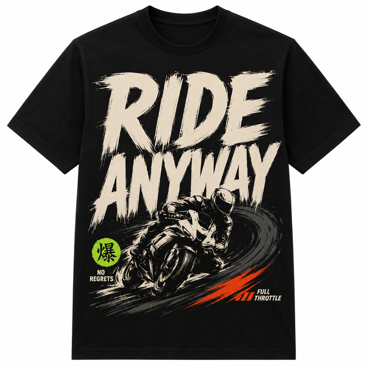 Ride Anyway Cotton T-Shirt