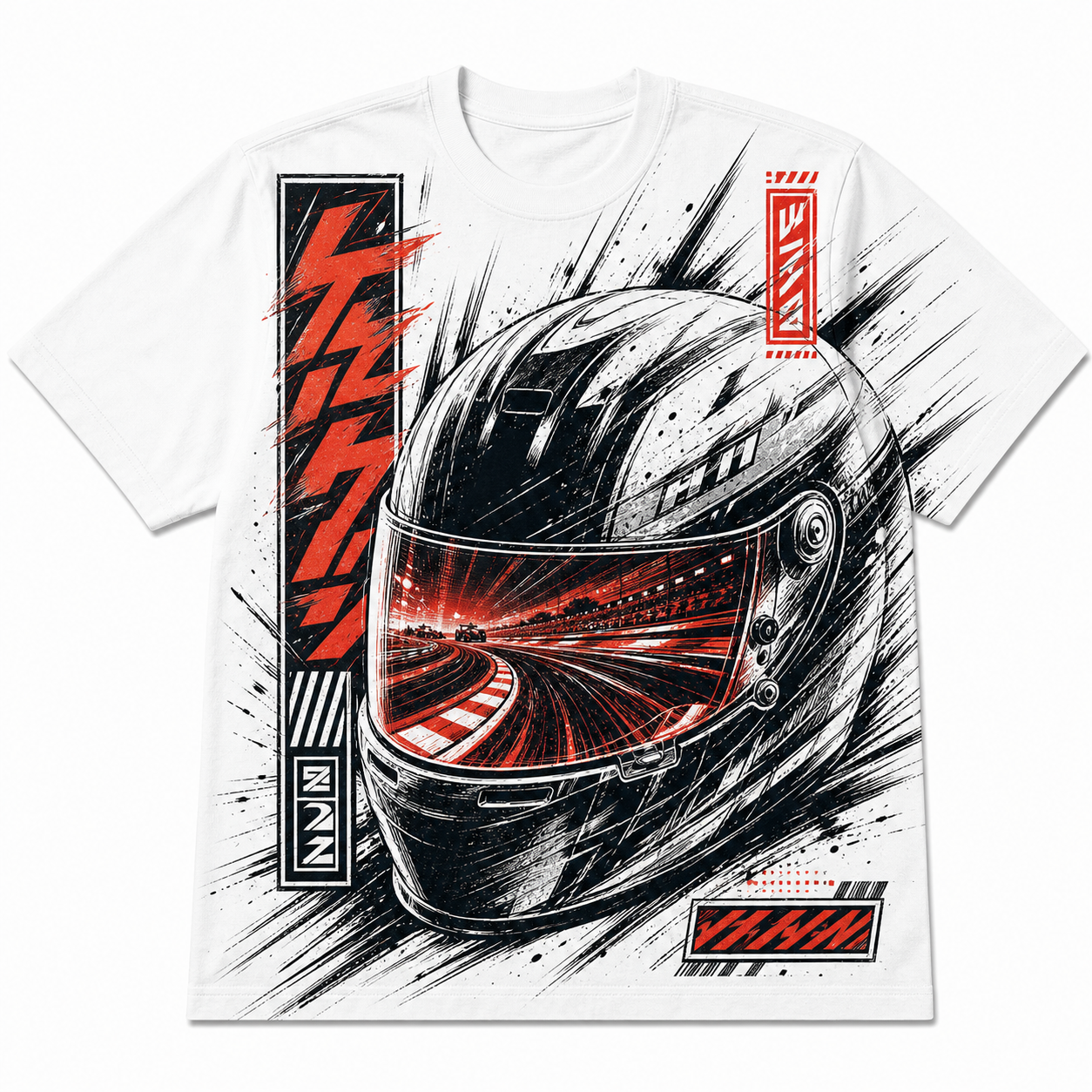 Helmet Strike Cotton T-Shirt