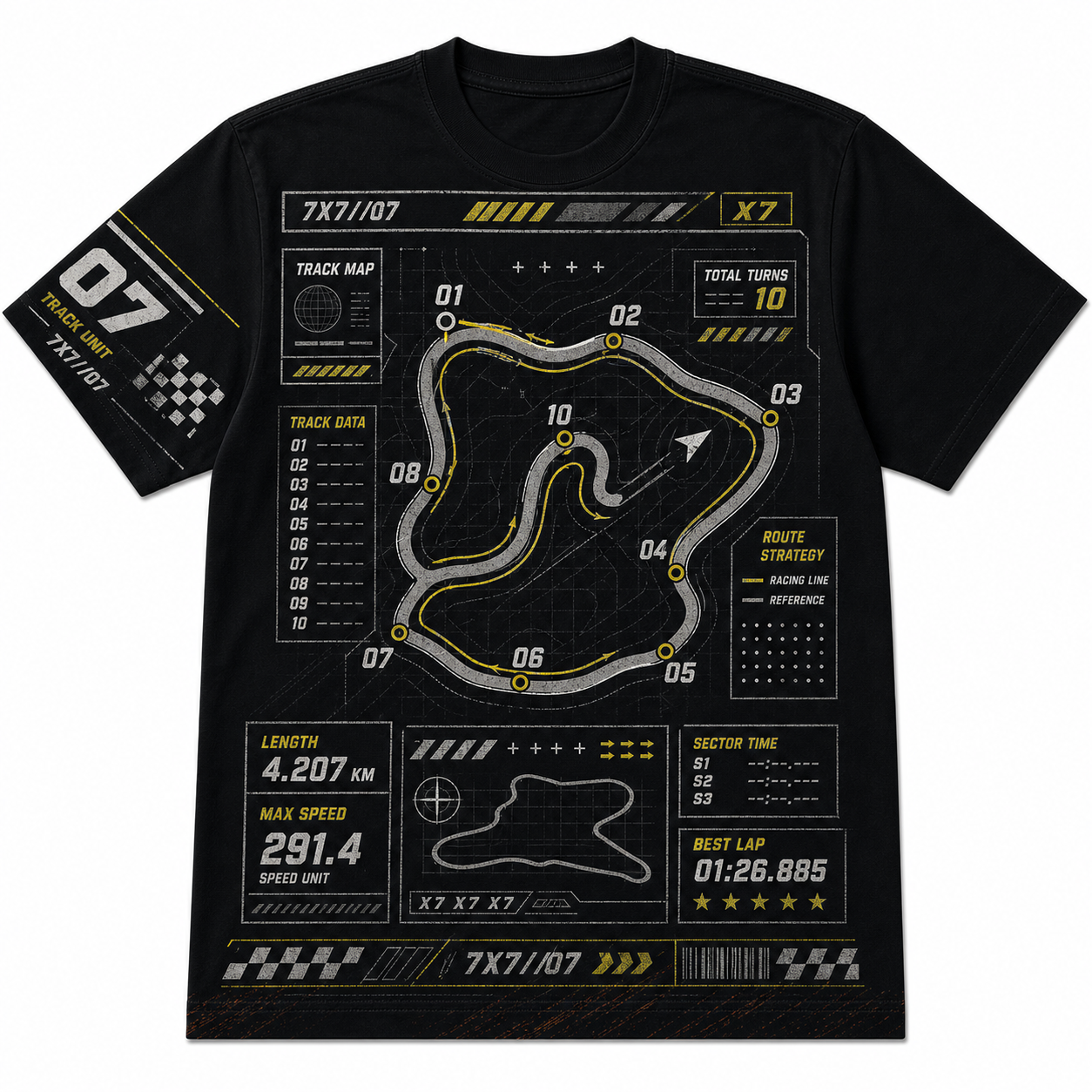Circuit Signal Cotton T-Shirt