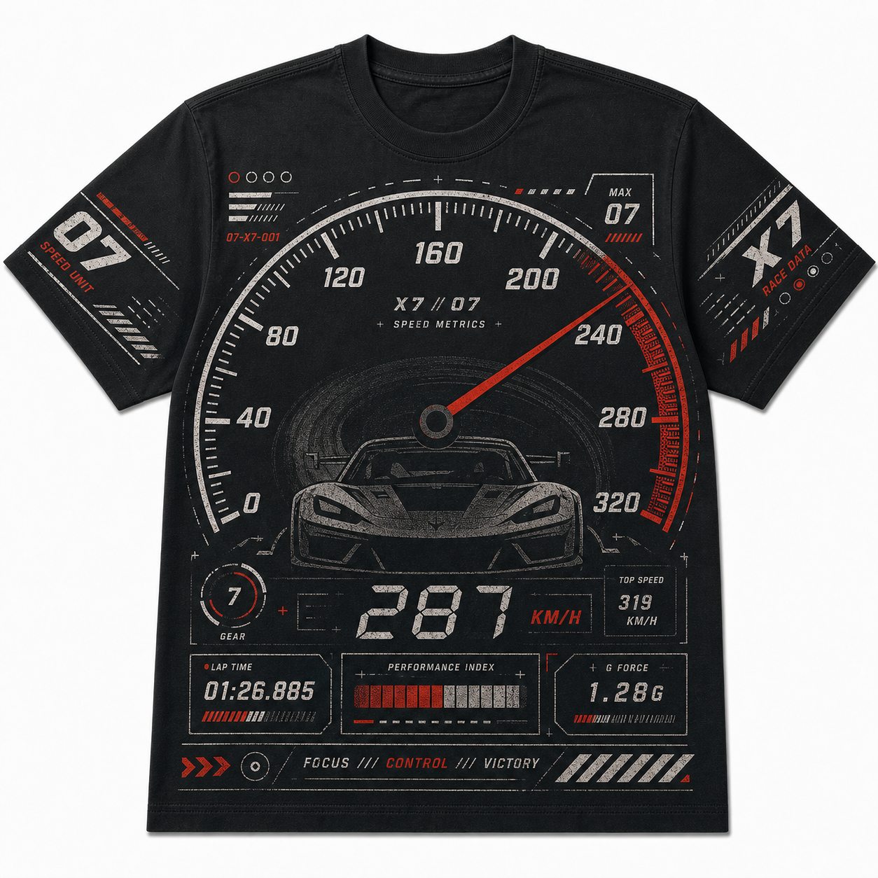 Speedometer Cotton T-Shirt