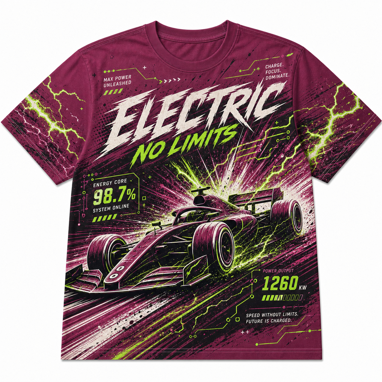 Electric Kart Cotton T-Shirt