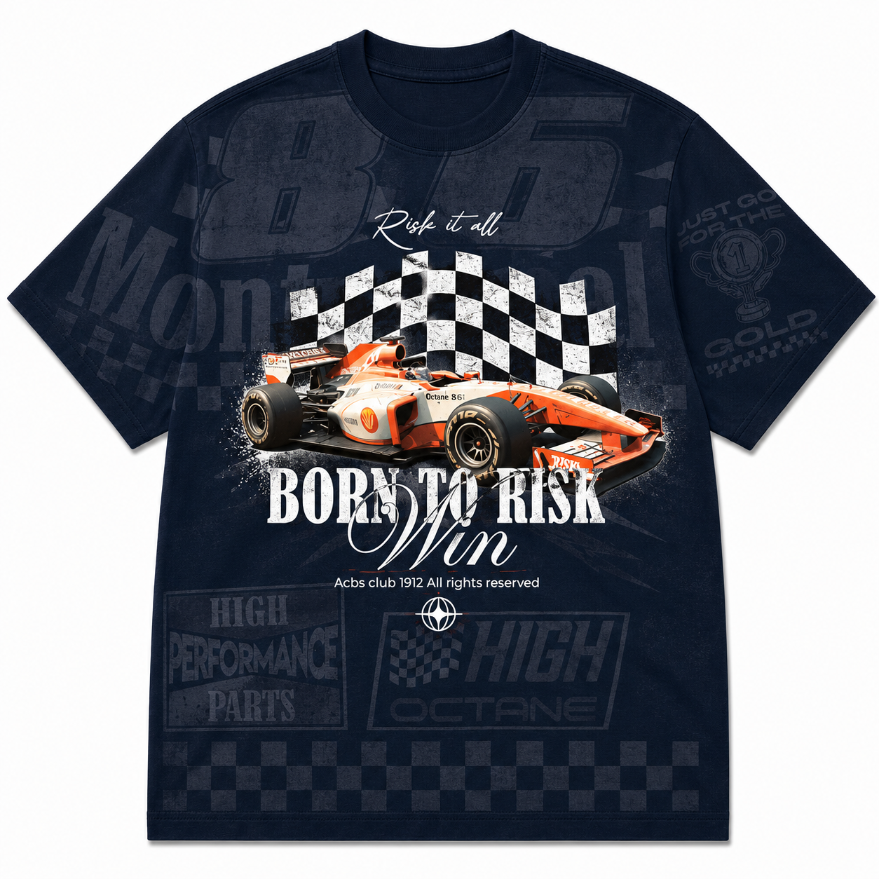 Born To Risk Cotton T-Shirt
