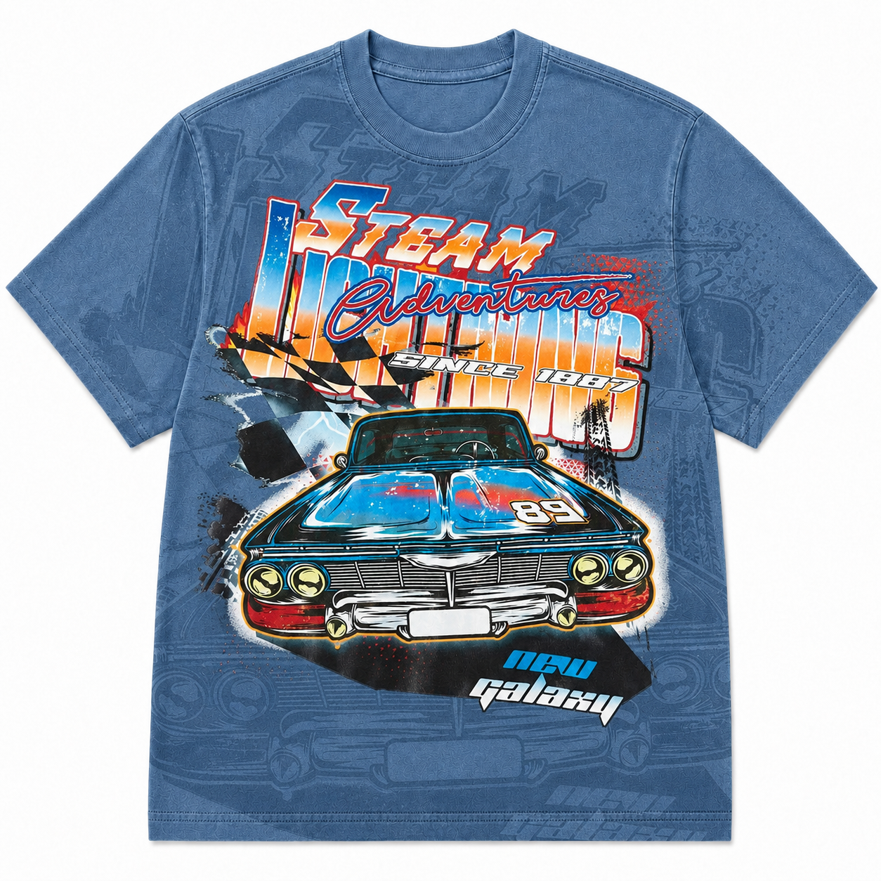 Racing Roadtrip Cotton T-Shirt