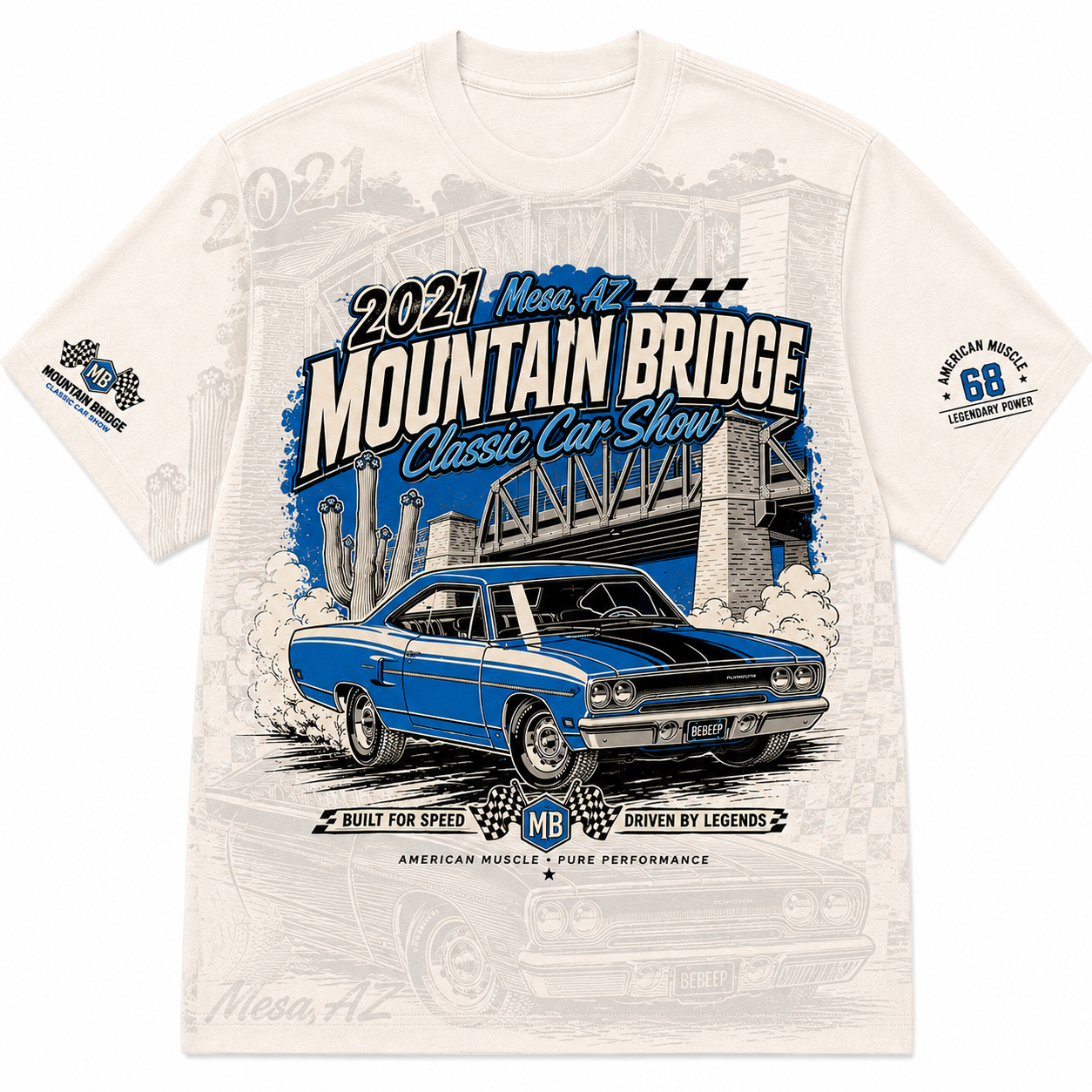 Mountain Bridge Classic Cotton T-Shirt