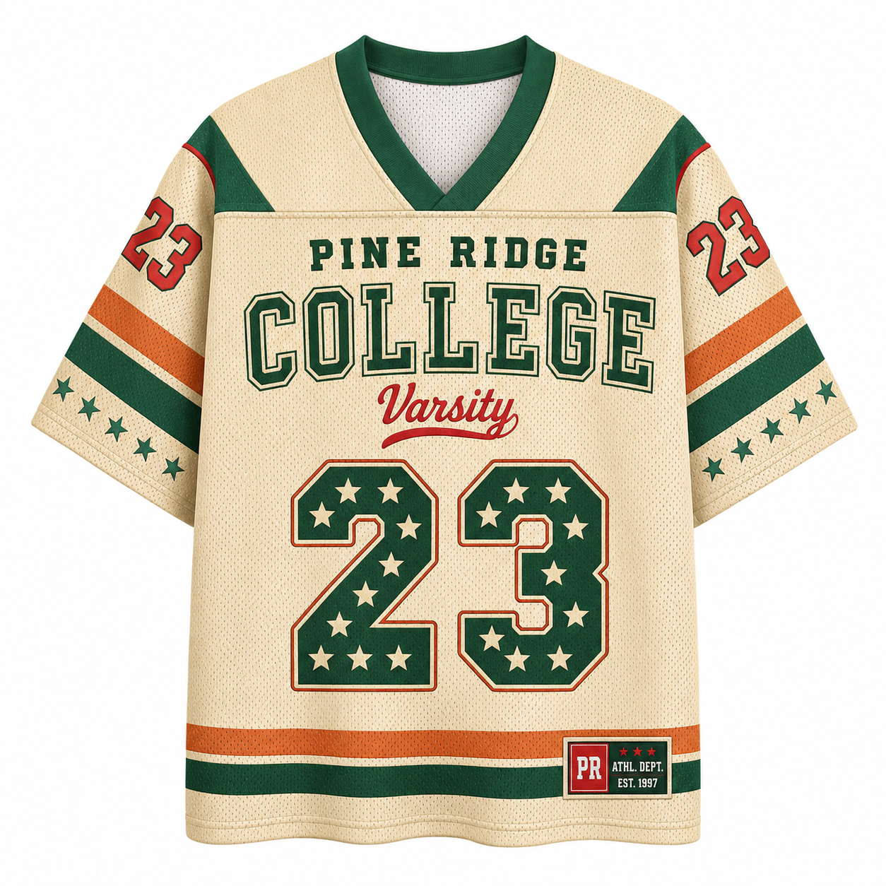 Pine Ridge College 23 Mesh Jersey