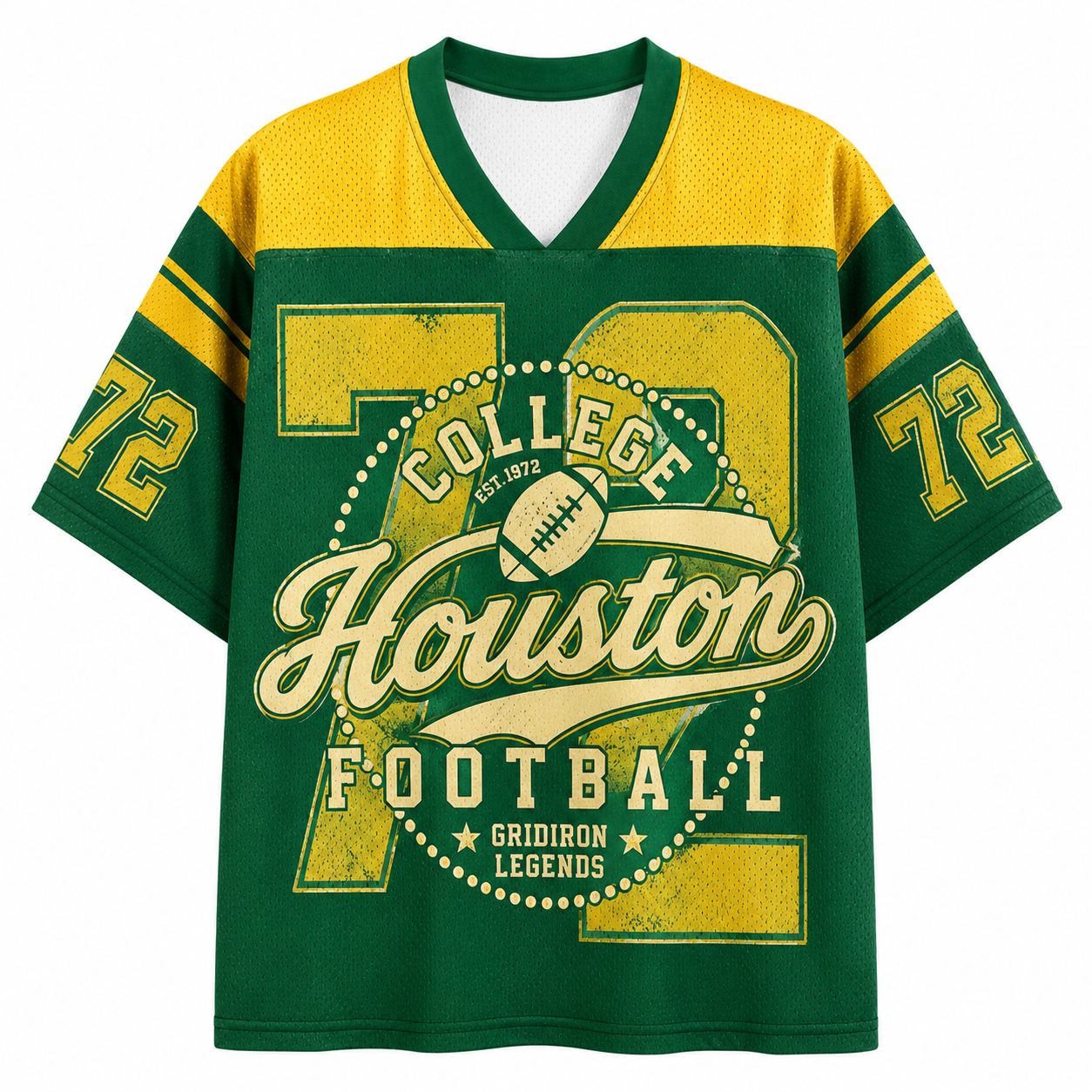 Houston Football 72 Mesh Jersey