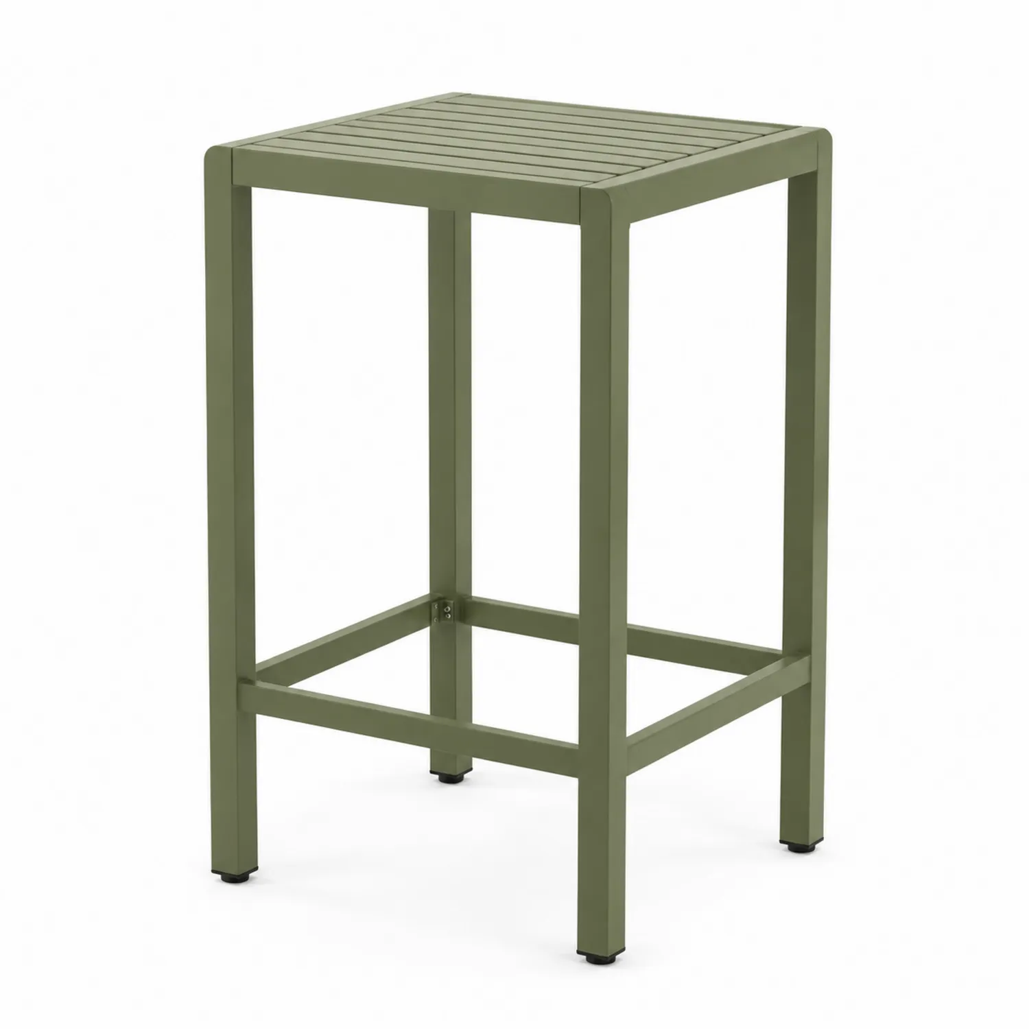 Grüner Aluminium Beistelltisch 40x40x70 cm-veltrionax